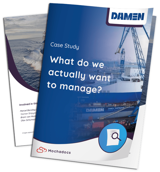 Mochadocs - Contract Management - Case Study - Damen Shipyards - Mock-Up