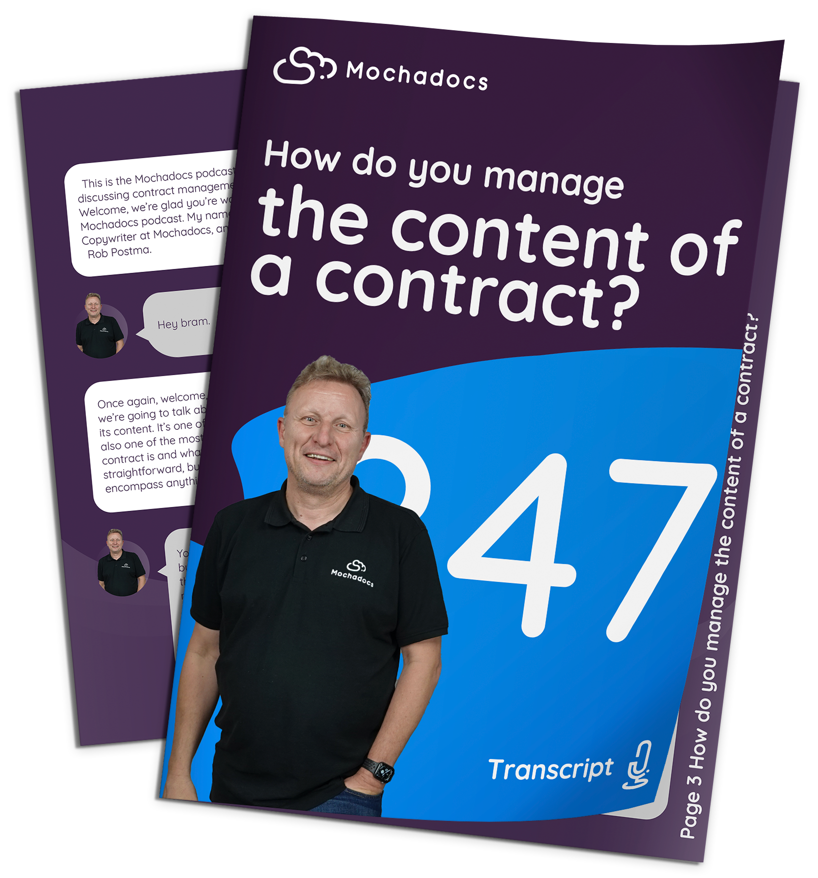 How do you manage the content of a contract
