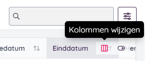Kolommen wijzigen