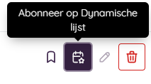 Icoontje Abonneer op dynamische lijst