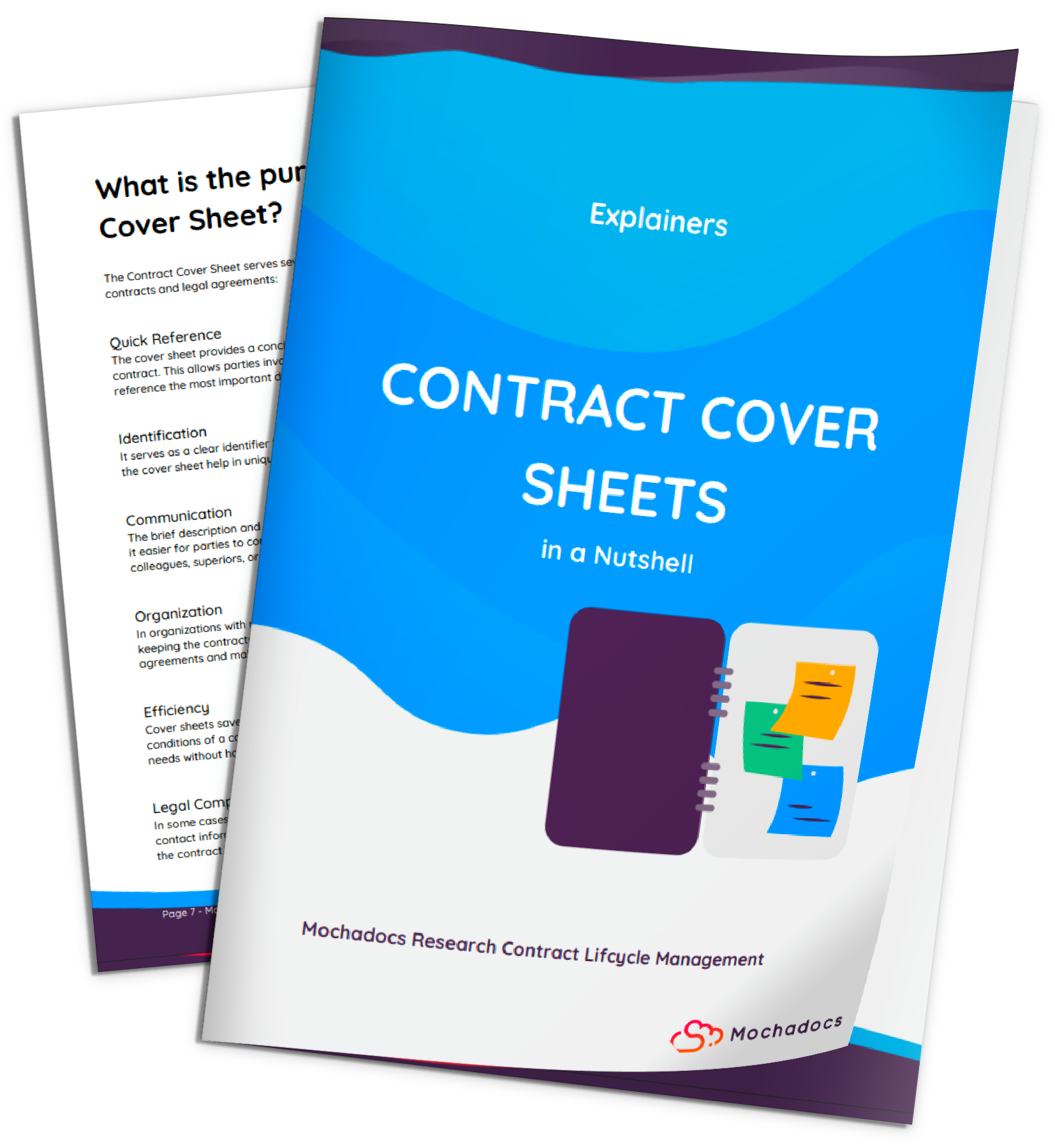 Explainers: Contract Cover Sheets