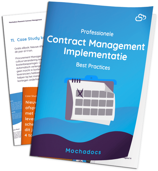 Mock-up Professionele Contract Management Implementatie Best Practises