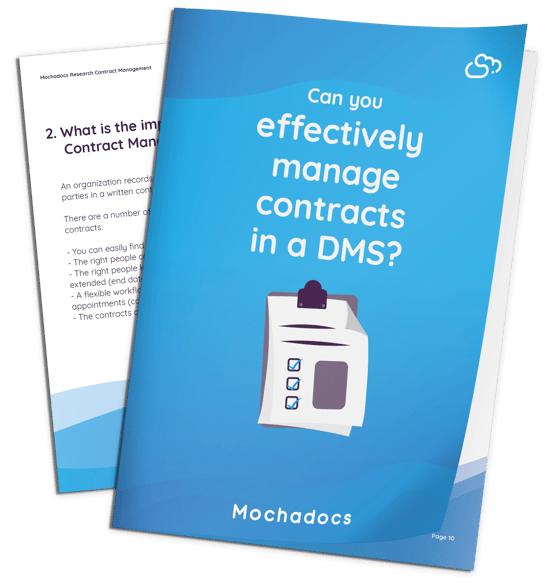 Mock-up can you effectively manage contracts