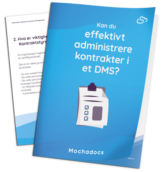 Kan du effektivt administrere kontrakter i et DMS?