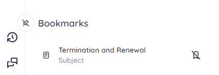 Click on the bookmarked critical contract information
