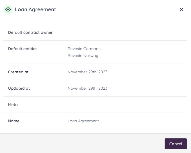 Contract Type Quick View | Mochadocs