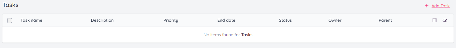 Add task under subject