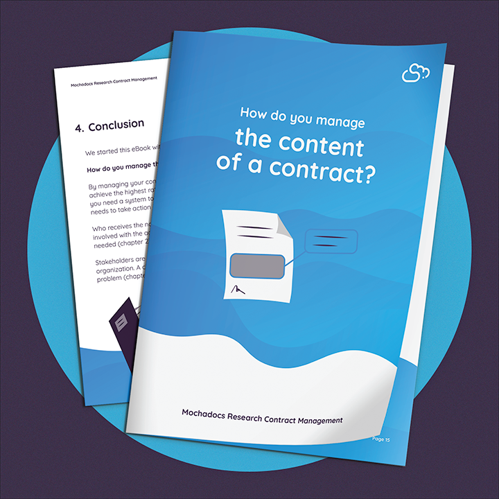 Mochadocs - Contract Management - eBook - How do you manage the content of a contract
