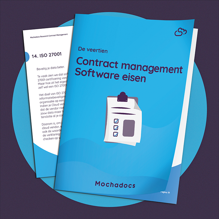 Mochadocs - Contract Management - eBook - De 14 Contract Management Eisen