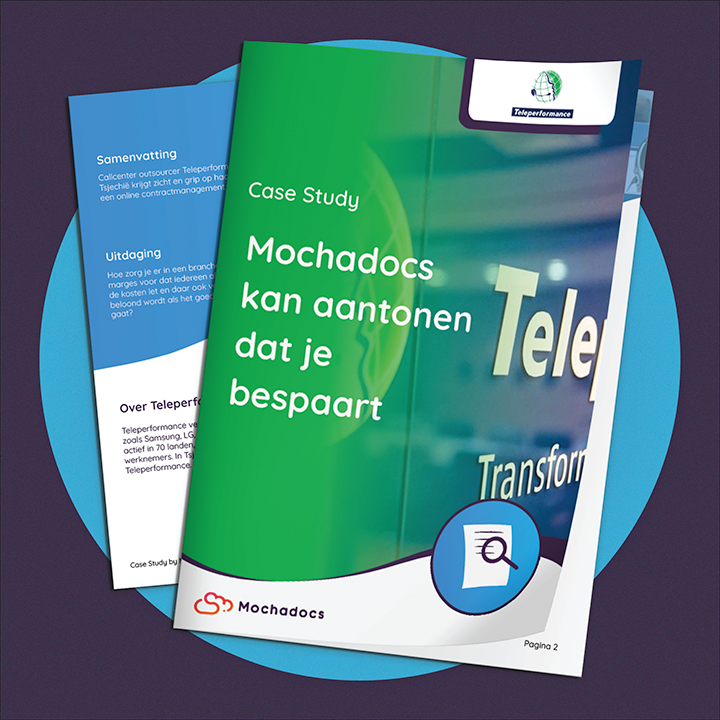 Mochadocs - Contract Management - Case Study - Teleperformance - Mochadocs kan aantonen dat je bespaart