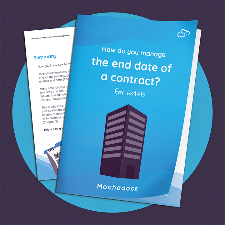 Mochadocs - Contract Management - eBook - How do you manage the end date of a contract for hotels?