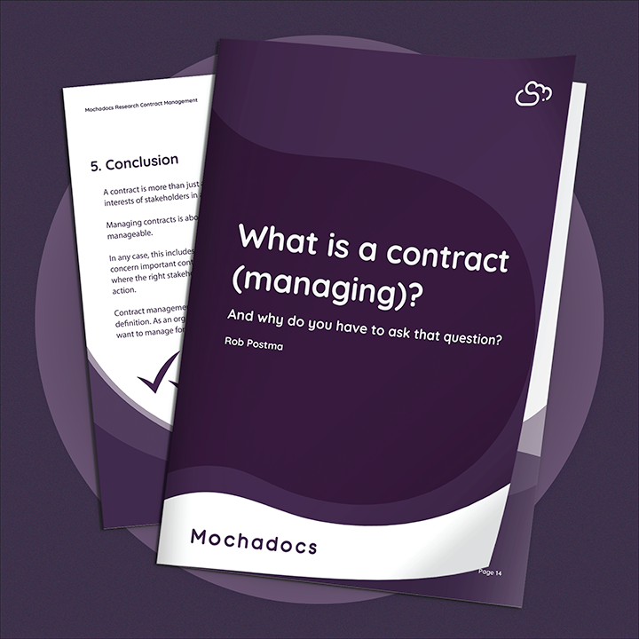 Mochadocs - Contract Lifecycle Management - eBook - What is (managing) a contract?