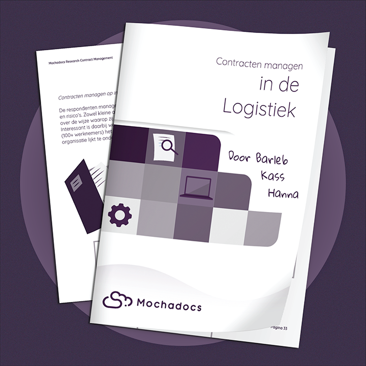 Mochadocs - Contract Lifecycle Management - eBook - Contracten Managen in de Logistiek