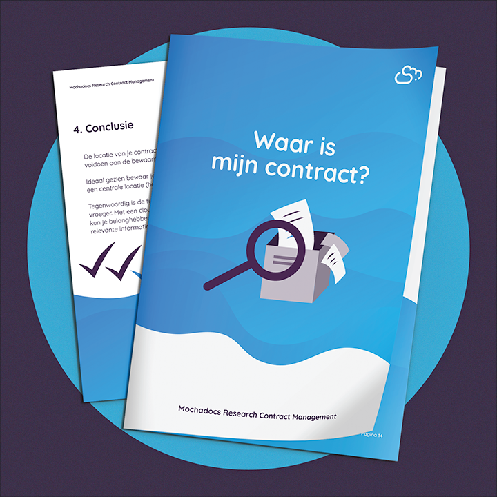 Mochadocs - Contract Management - eBook - Waar is het contract?