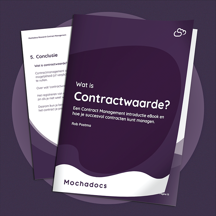 Mochadocs - Contract Lifecycle Management - eBook - Wat is Contractwaarde