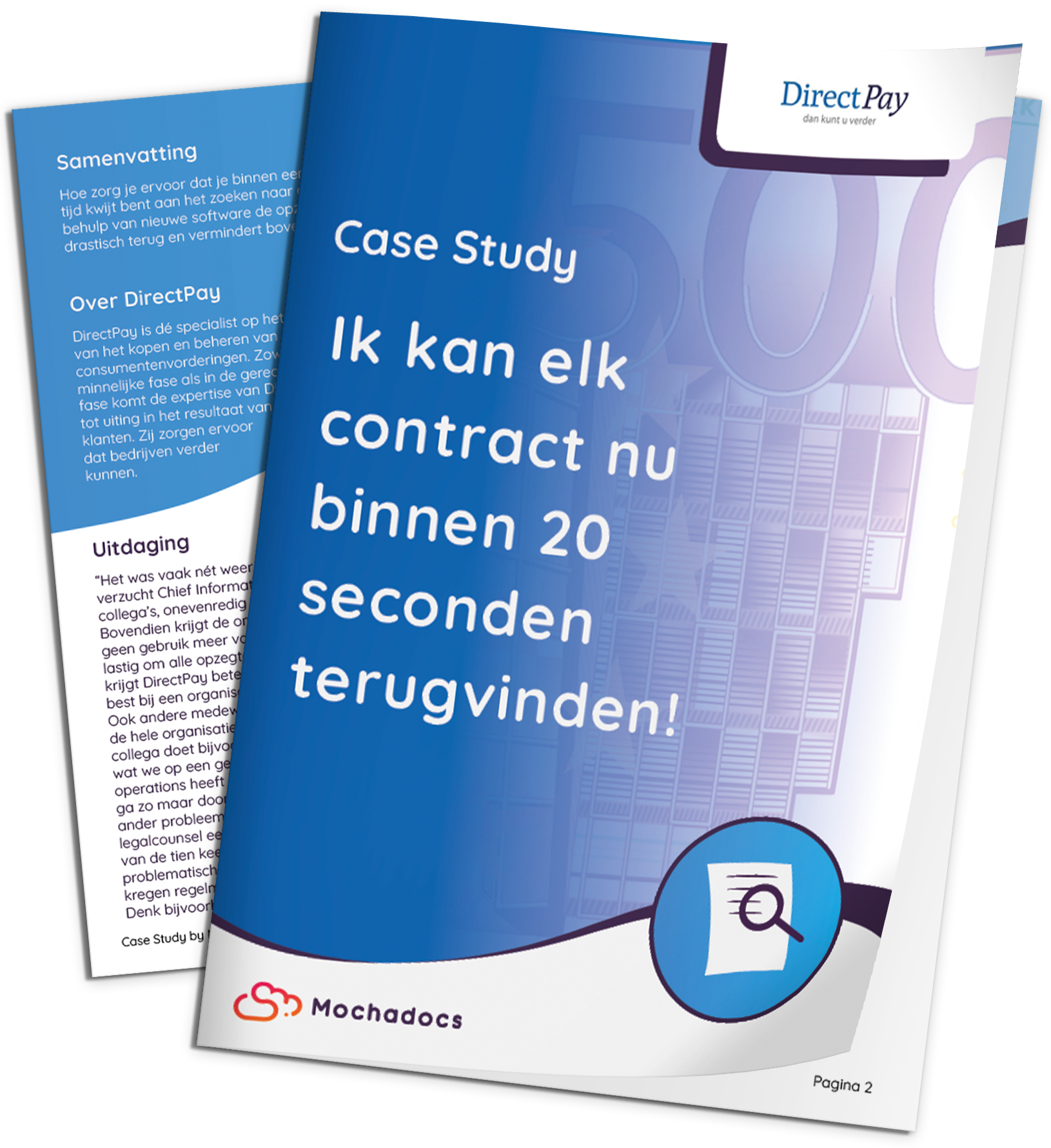 Mochadocs - Contract Management - Case Study - DirectPay - Ik kan elk contract nu binnen 20 seconden terugvinden!