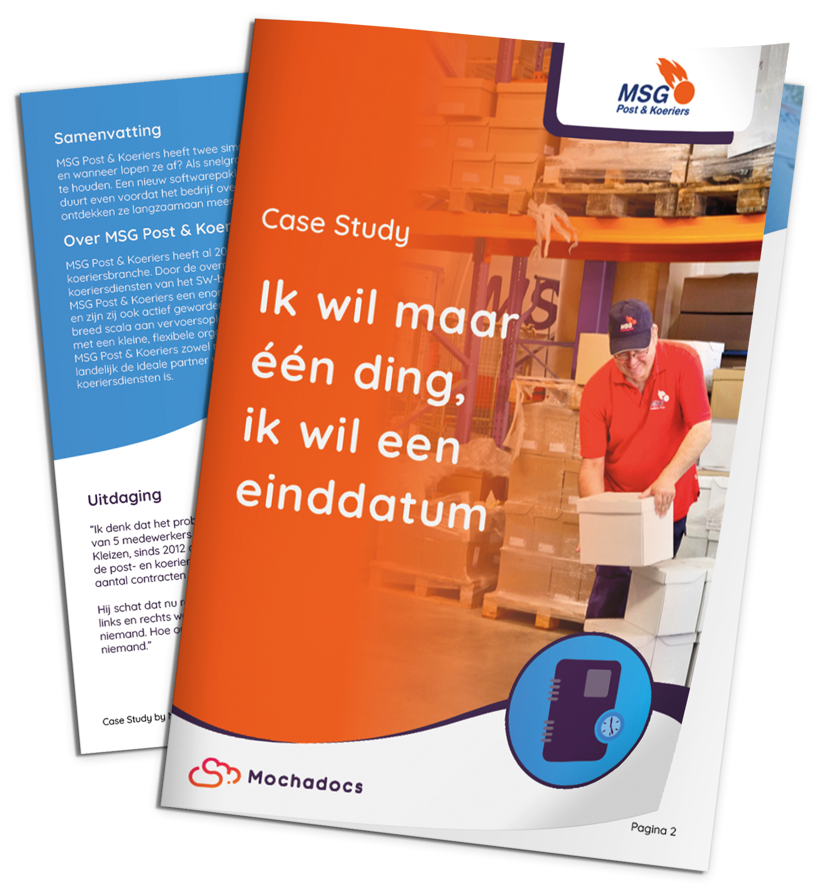 Mochadocs - Contract Management - Case Study - MSG Post en Koeriers - Ik wil maar één ding, ik wil een einddatum