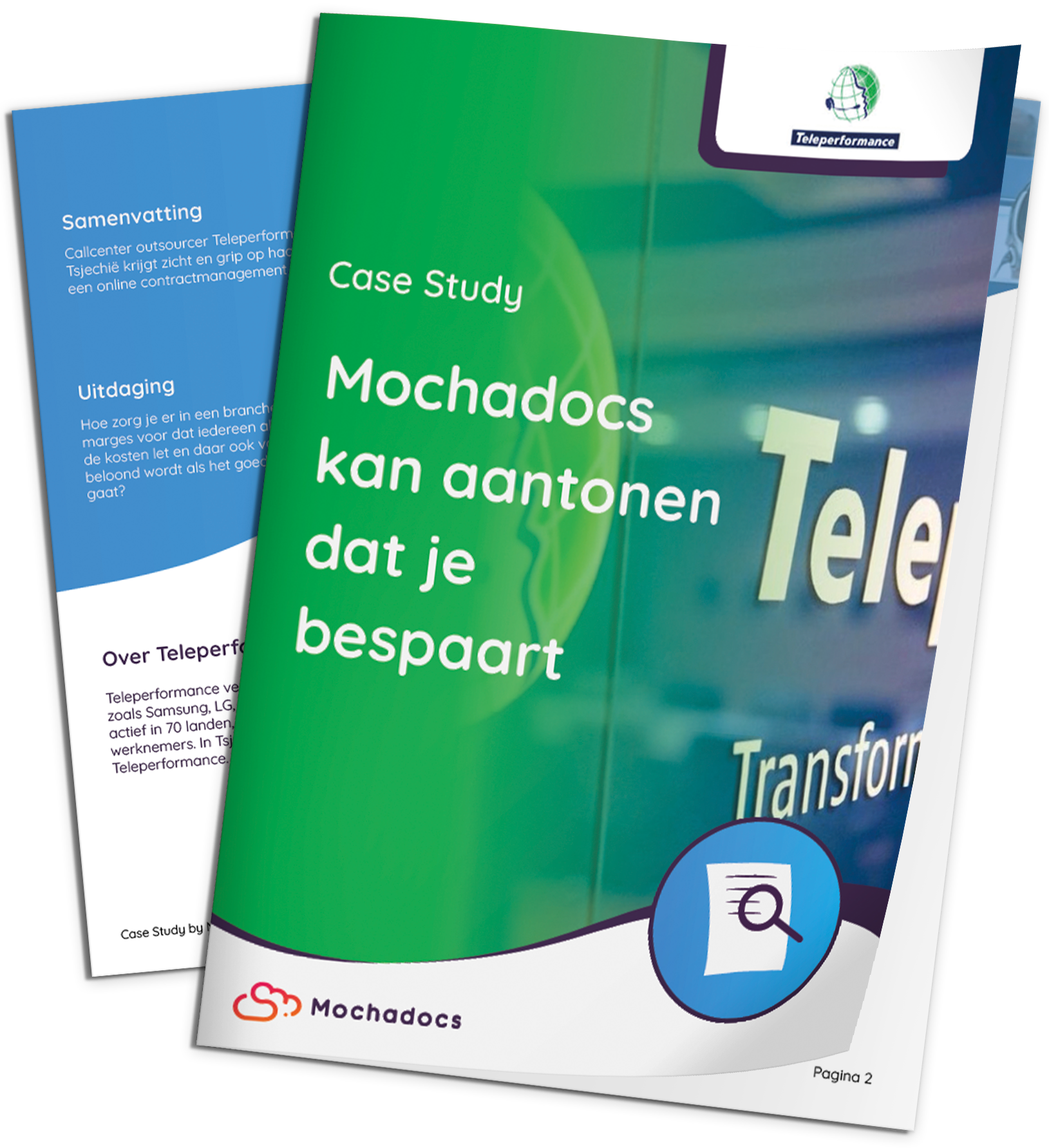 Mochadocs - Contract Management - Case Study - Teleperformance - Mochadocs kan aantonen dat je bespaart