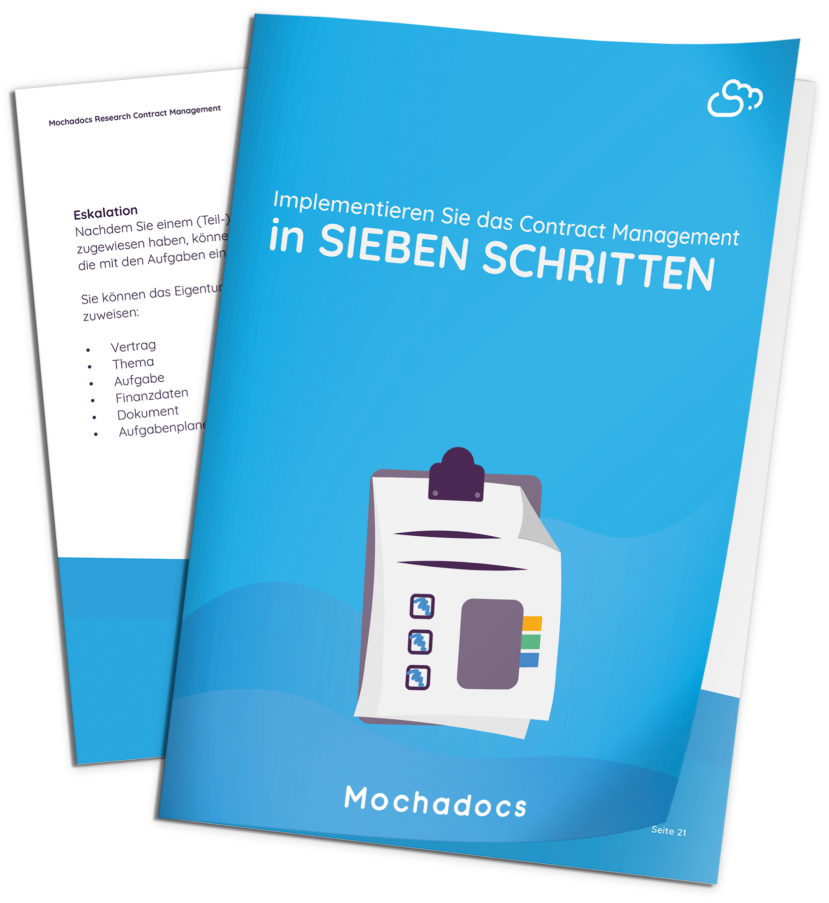 Mochadocs - Contract Management - eBook - Implementieren Sie das Contract Management in SIEBEN SCHRITTEN