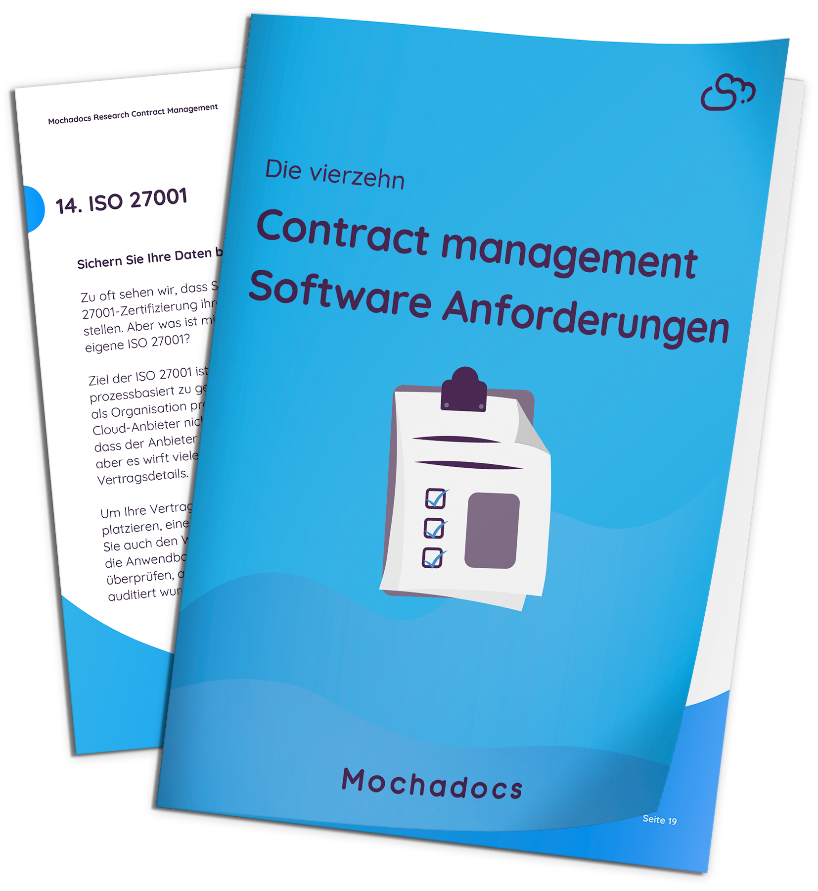 Mochadocs - Contract Management - eBook - Die vierzehn Contract Management Software Anforderungen