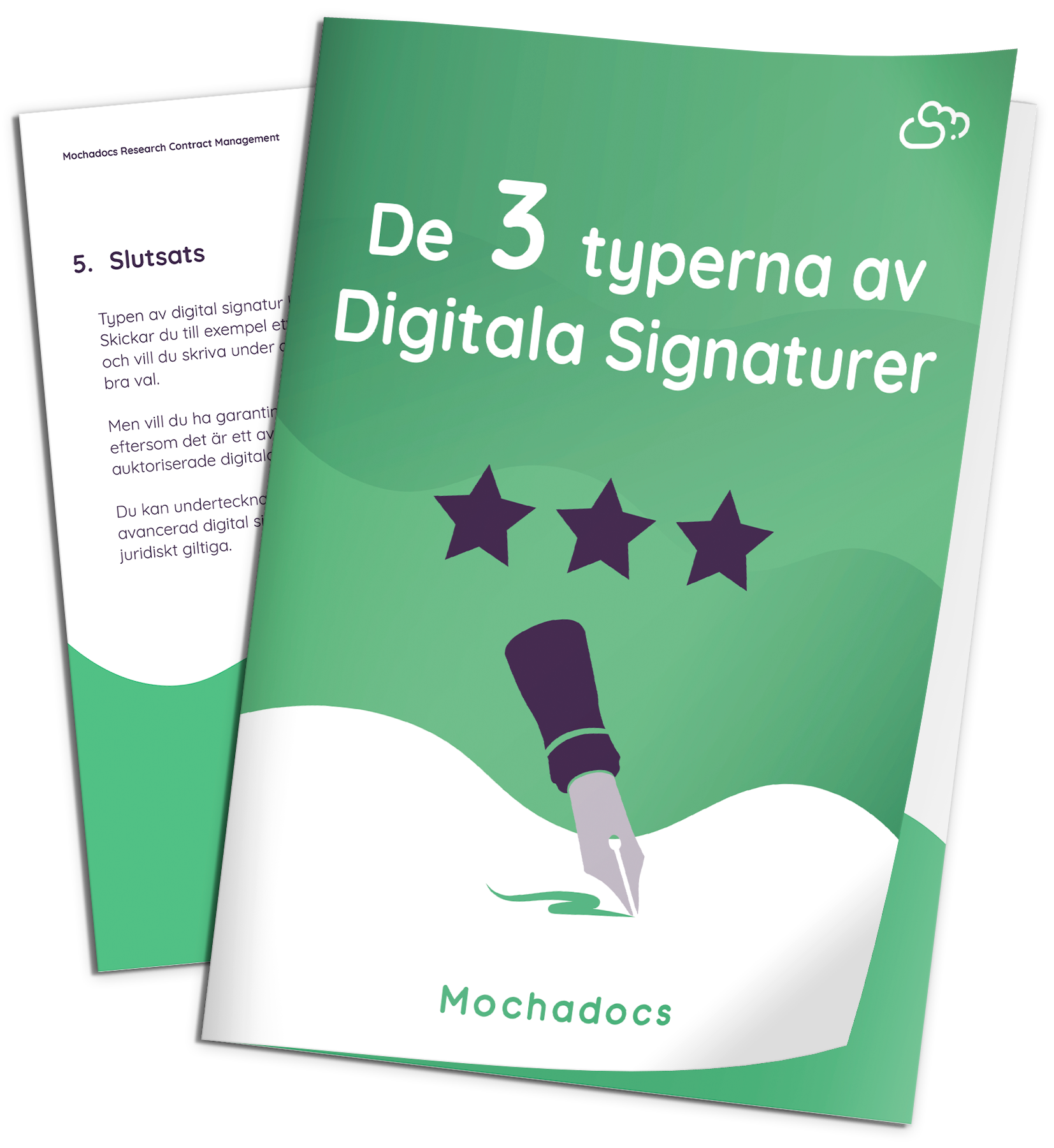 Mochadocs - Contract Signing - eBook - De 3 typerena av Digitala Signaturer