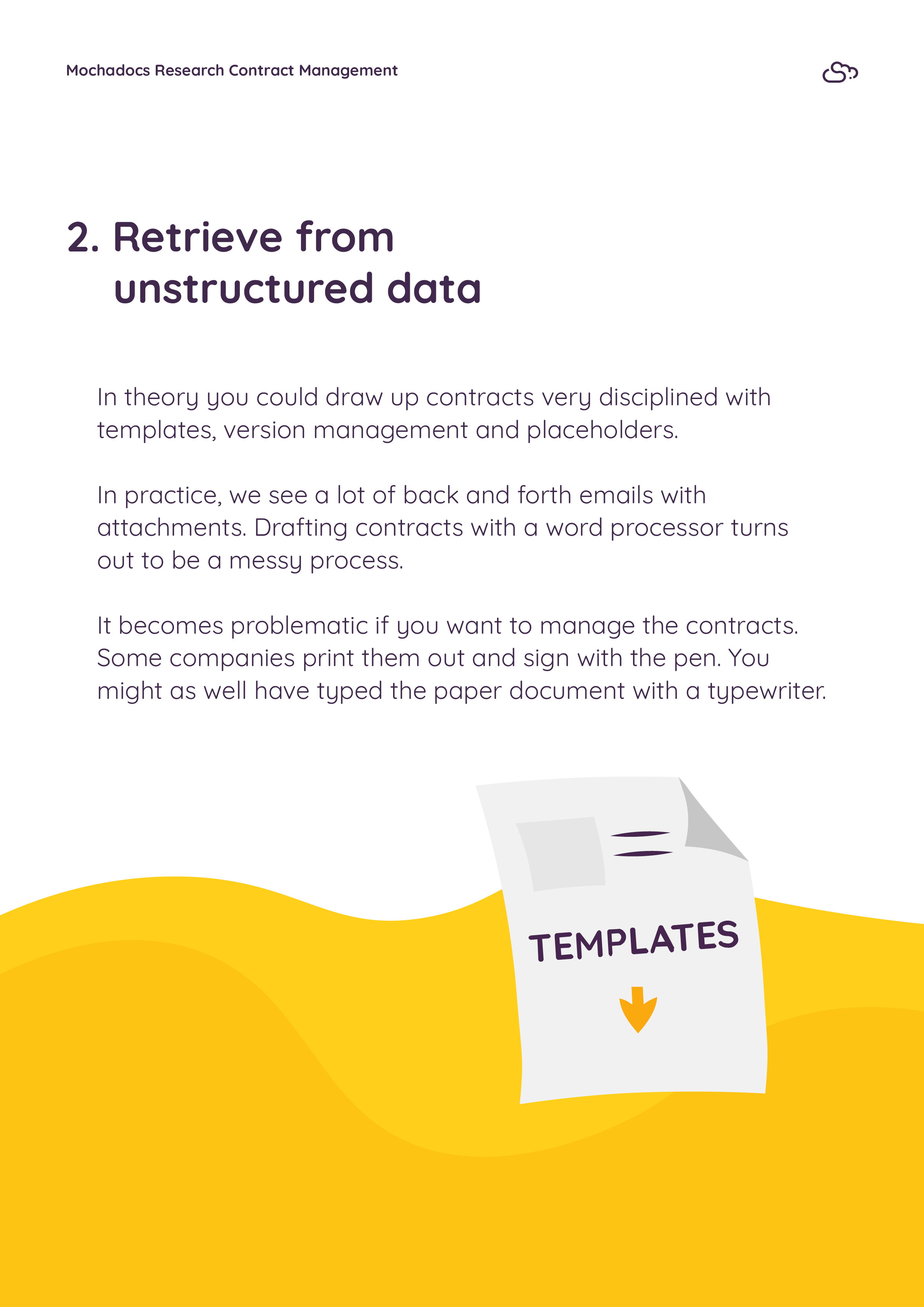 Retrieve from unstructured data