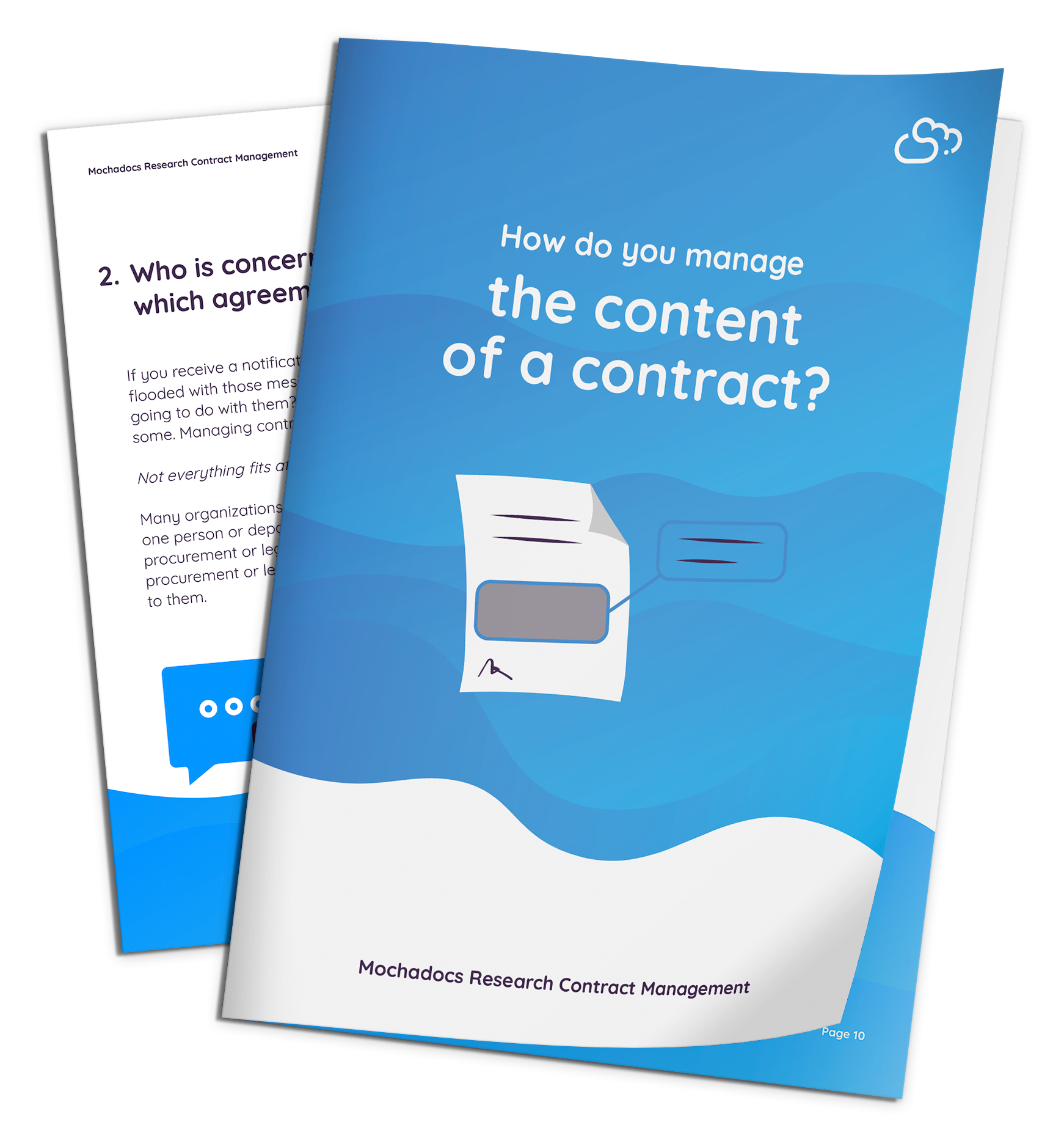 Mochadocs - Contract Management - eBook - How do you manage the content of a contract?
