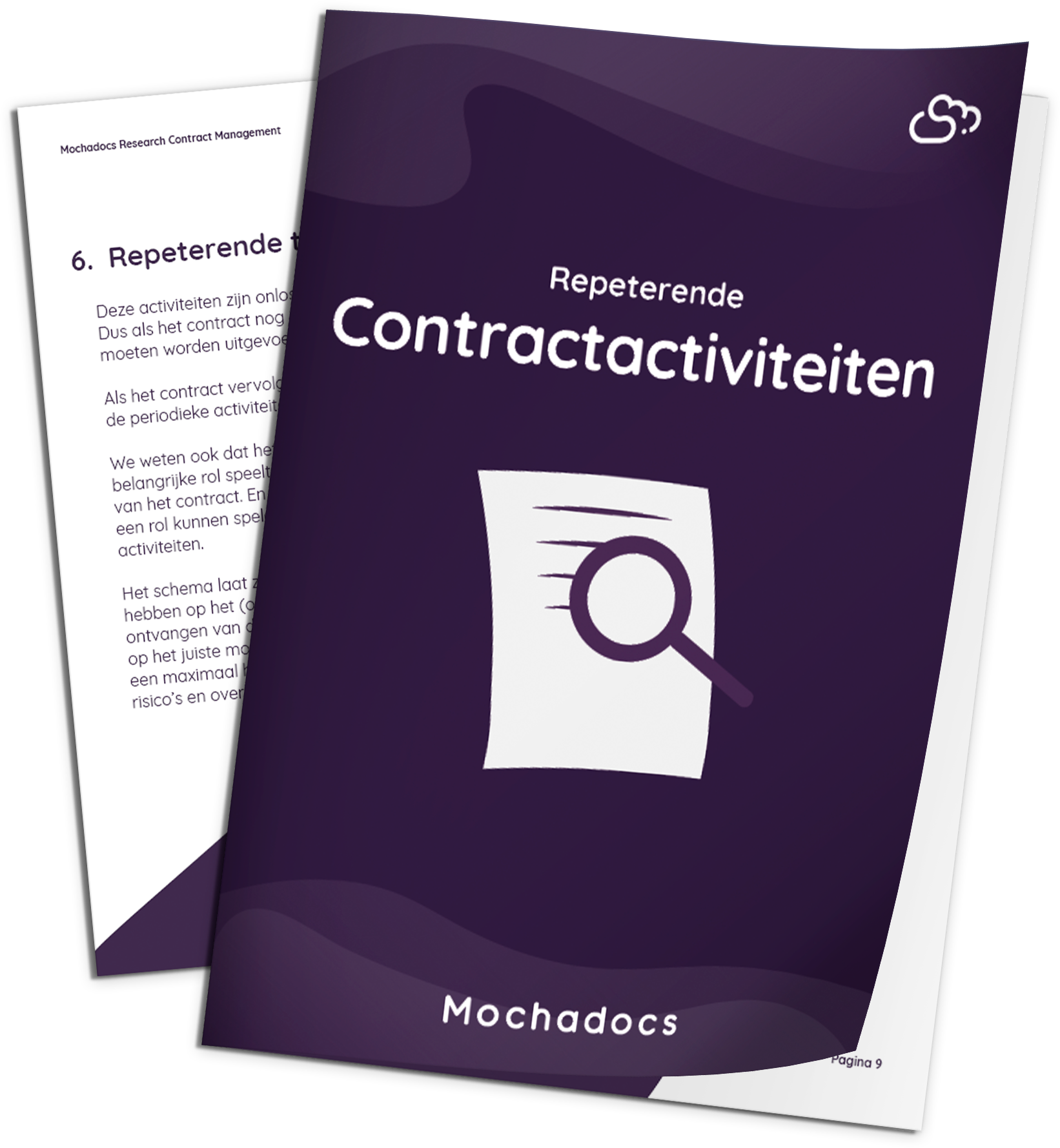 Mochadocs - Contract Lifecycle Management - eBook - Repeterende Contractactiviteiten