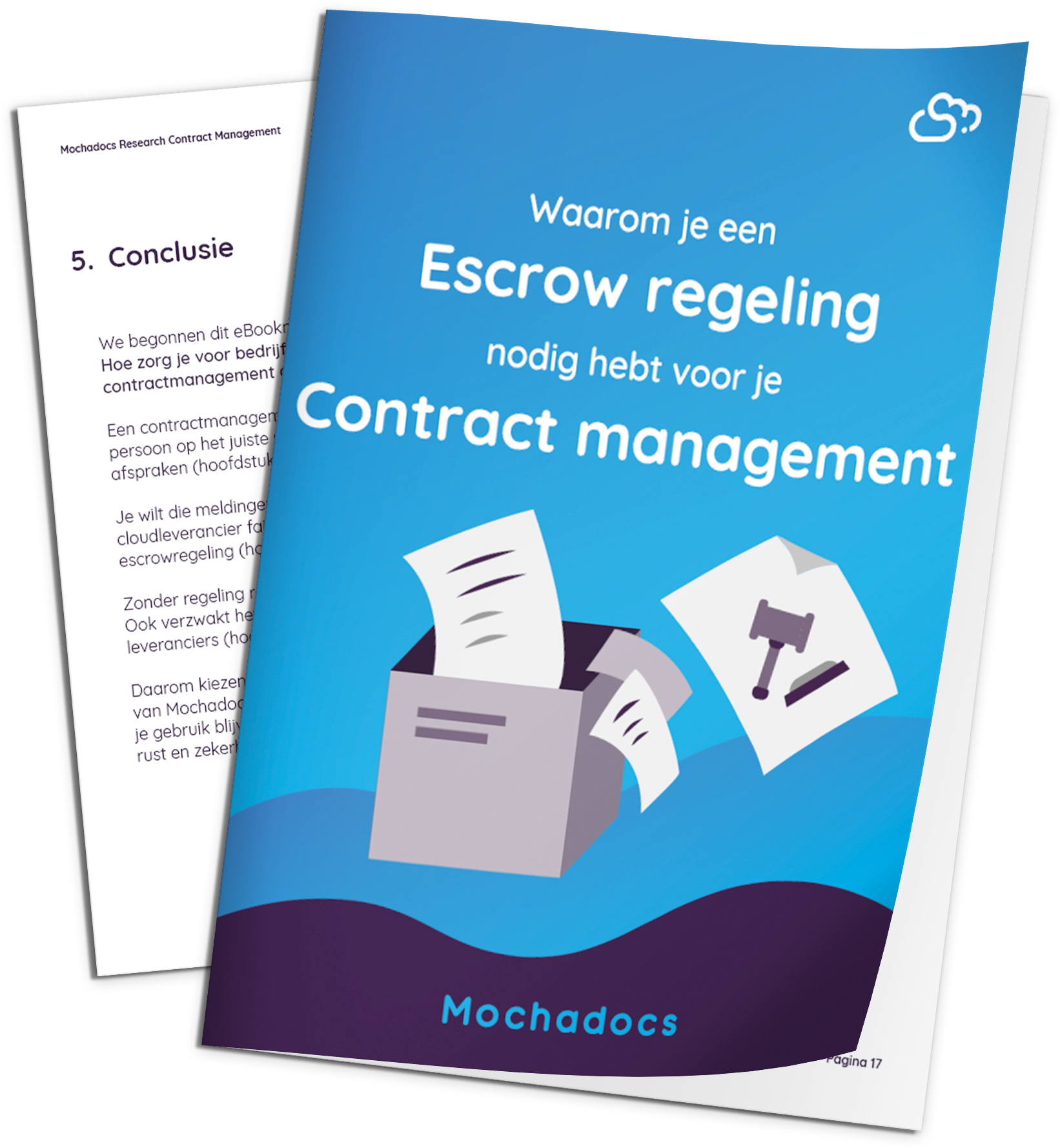 Mochadocs - Contract Management - eBook - Waarom je een Escrow regeling nodig hebt voor je Contract Management